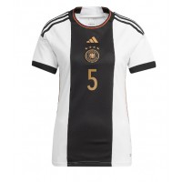 Koszulka piłkarska Niemcy Thilo Kehrer #5 Strój Domowy dla kobiety MŚ 2022 tanio Krótki Rękaw